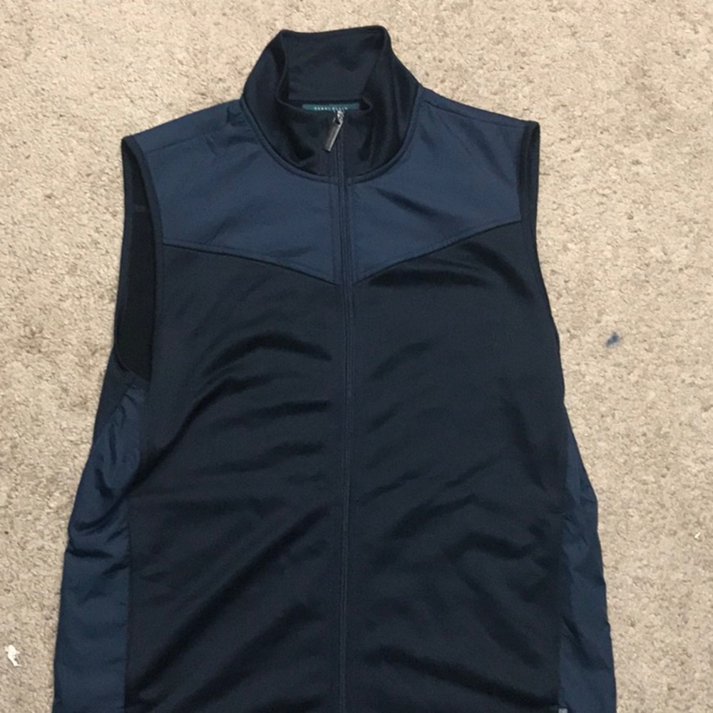 Men’s Perry Ellis Dark Blue Outdoor Vest Size S